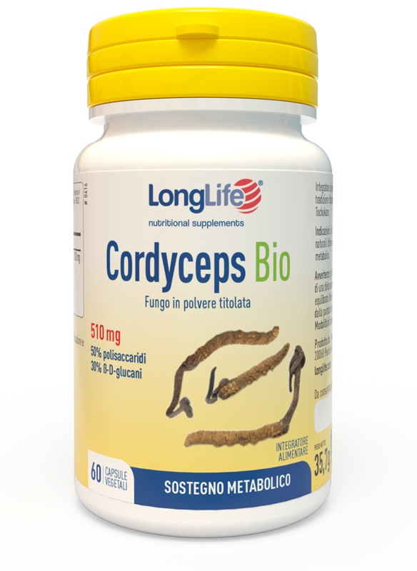 LONGLIFE CORDYCEPS BIO 60 CAPSULE VEGETALI - doctorpill.it