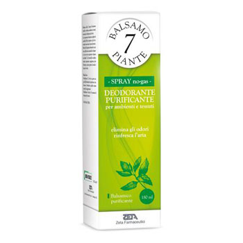ESSENZA BALSAMICA 7 PIANTE DEODORANTE PURIFICANTE PER AMBIENTI E TESSUTI POMPA SPRAY + ASTUCCIO 180 ML - doctorpill.it