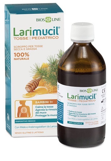 LARIMUCIL TOSSE PEDIATRICO 1+ SCIROPPO 175 ML CE 0426 230 G - doctorpill.it