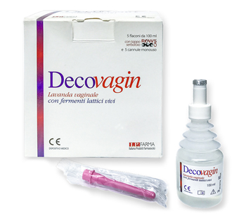 DECOVAGIN 5 FLACONI DA 100 ML + 5 CANNULE MONOUSO - doctorpill.it