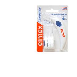 ELMEX INTERDENTAL SCOVOLINO INTERDENTALE 4 MM 6 TESTINE + MANICO - doctorpill.it