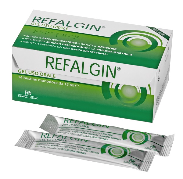 REFALGIN GEL OROSOLUBILE ANTIREFLUSSO 14 BUSTINE 15 ML - doctorpill.it
