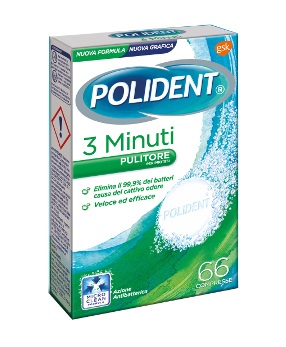 POLIDENT 3 MINUTI 66 COMPRESSE - doctorpill.it