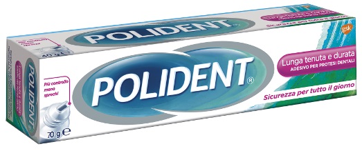 ADESIVO PROTESI DENTALI POLIDENT LUNGA TENUTA 70 G - doctorpill.it