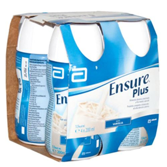 ENSURE PLUS VANIGLIA 4 BOTTIGLIE DA 200 ML - doctorpill.it