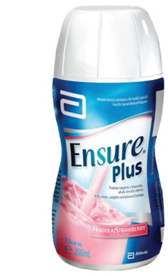 ENSURE PLUS FRAGOLA 4 BOTTIGLE DA 200 ML - doctorpill.it