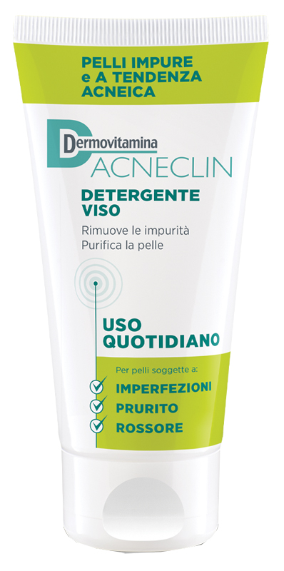 DERMOVITAMINA ACNECLIN DETERGENTE VISO USO QUOTIDIANO 200 ML - doctorpill.it