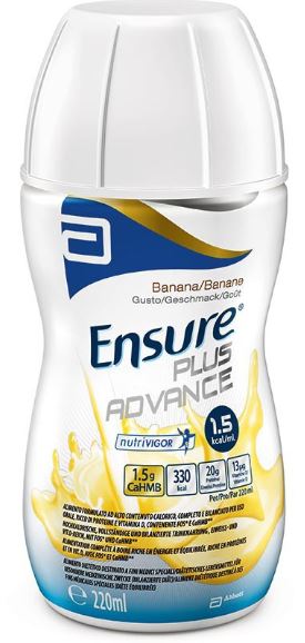 ENSURE PLUS ADVANCE BANANA 4 BOTTIGLIE DA 220 ML - doctorpill.it