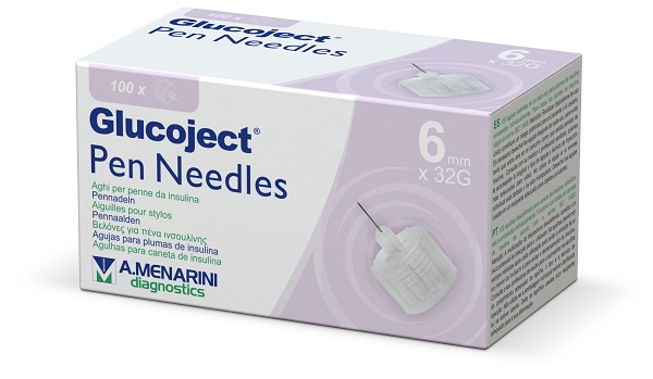 AGO PER PENNA DA INSULINA GLUCOJECT 6 MM GAUGE 32 100 PEZZI - doctorpill.it