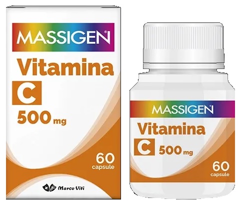 MASSIGEN C VITI 500MG DI VITAMINA C 60 CAPSULE - doctorpill.it