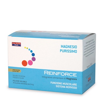 REINFORCE MAGNESIO PURISSIMO 30 BUSTE DI POLVERE SOLUBILE - doctorpill.it