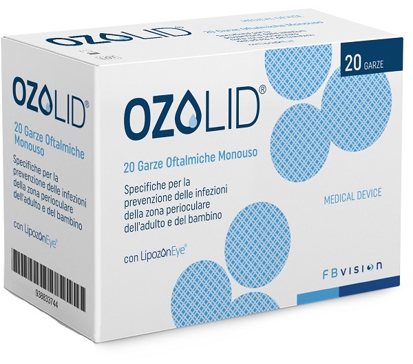 GARZA OZOLID OFTALMICA TNT CON OLIO OZONIZZATO IN FOSFOLIPIDI LIPOZONEYE 20 PEZZI - doctorpill.it