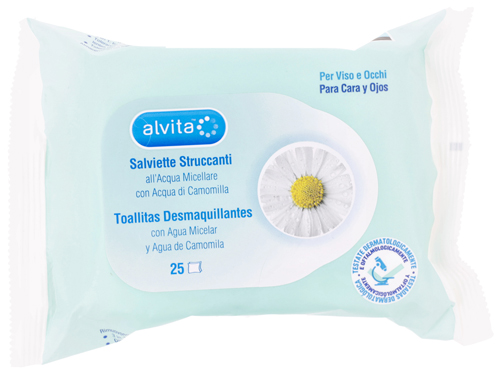 ALVITA SALVIETTE STRUCCANTI 25 PEZZI - doctorpill.it