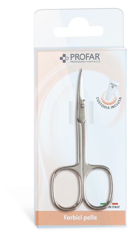 PROFAR FORBICINE PELLI PUNTA CURVA - doctorpill.it