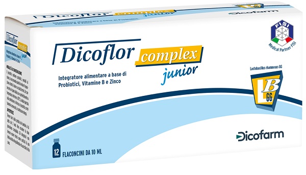 DICOFLOR COMPLEX JUNIOR 12 FLACONI DA 10 ML - doctorpill.it