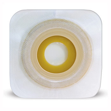 PLACCA PIANA MODELLABILE PER STOMIA DUE PEZZI 22-33MM FLANGIA 48MM CON ADESIVO IDROCOLLOIDALE 5 PEZZI - doctorpill.it
