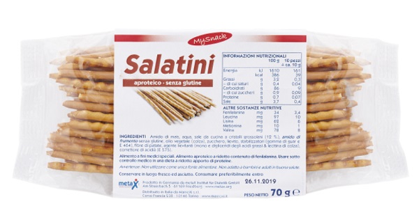 MY SNACK SALATINI 70 G - doctorpill.it