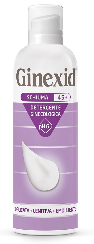 GINEXID 45+ SCHIUMA DETERGENTE GINECOLOGICA 150 ML - doctorpill.it