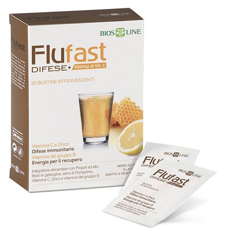 APIX PROPOLI FLUFAST DIFESE+ 20 BUSTINE EFFERVESCENTI BIOSLINE - doctorpill.it