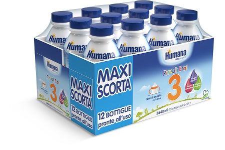 HUMANA 3 PROBALANCE MULTIPACK MAXI SCORTA 12 BOTTIGLIE DA 470 ML - doctorpill.it