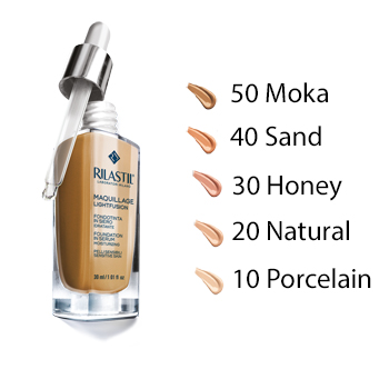 RILASTIL MAQUILLAGE FONDOTINTA SIERO IDRATANTE PROTETTIVO 20 30 ML - doctorpill.it