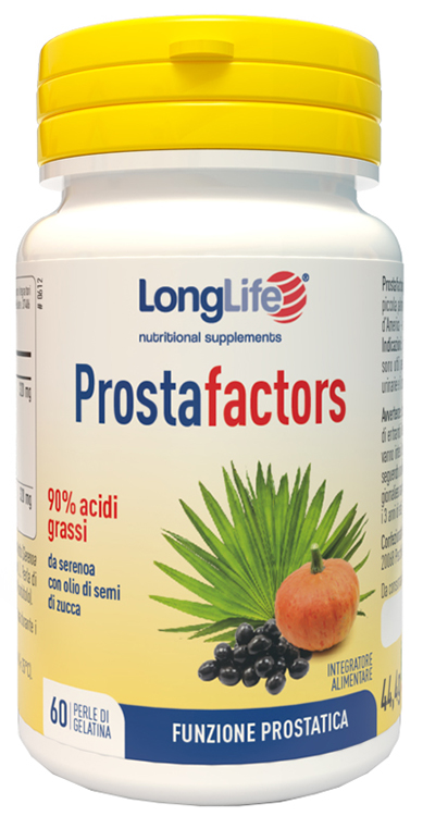 LONGLIFE PROSTAFACTORS 60 PERLE DI GELATINA - doctorpill.it