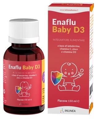 ENAFLU BABY D3 SOLUZIONE ORALE 150 ML - doctorpill.it