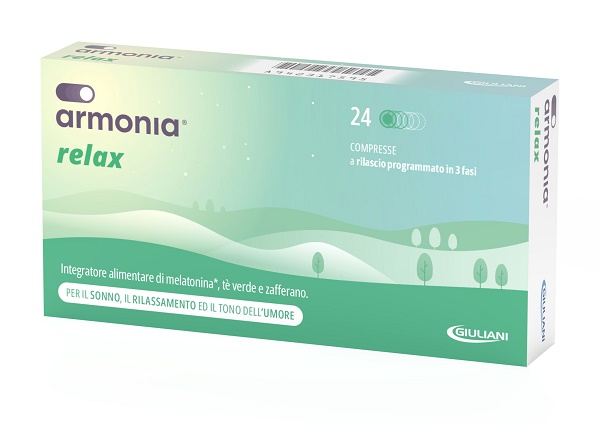 ARMONIA RELAX 1 MG A BASE DI MELATONINA 24 COMPRESSE - doctorpill.it