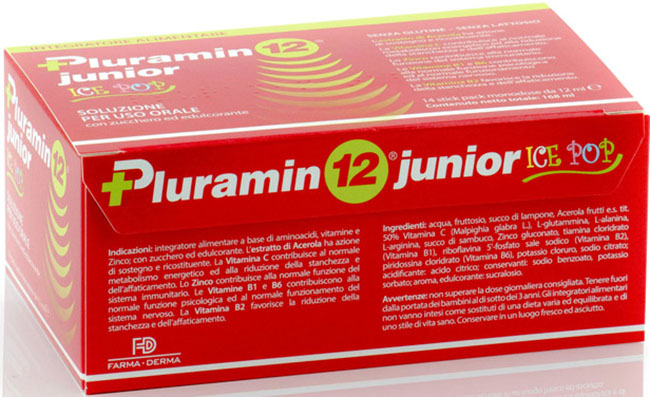 PLURAMIN12 JUNIOR 14 STICK PACK 12 ML - doctorpill.it
