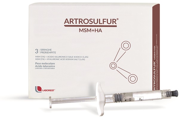 ARTROSULFUR MSM+HA SIRINGHE PRERIEMPITE INTRA-ARTICOLARI ACIDO IALURONICO 2 ML - doctorpill.it