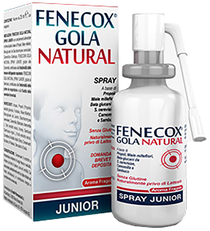 FENECOX GOLA NATURAL SPRAY JUNIOR 25 ML - doctorpill.it
