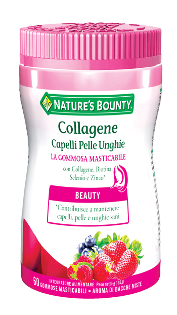 COLLAGENE CAPELLI PELLE UNGHIE 60 GOMMOSE MASTICABILI - doctorpill.it