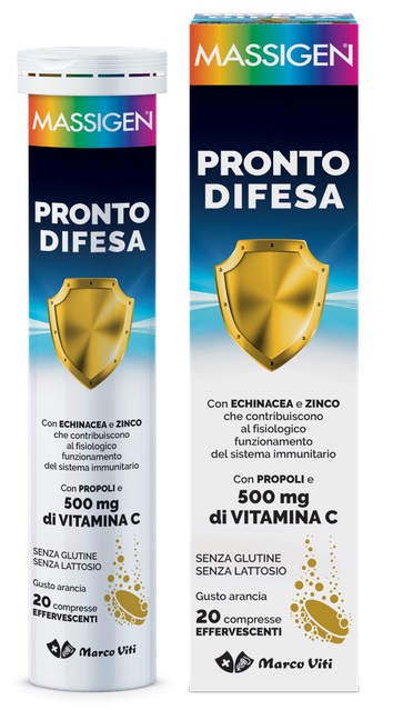 MASSIGEN PRONTO DIFESA 20 COMPRESSE EFFERVESCENTI - doctorpill.it
