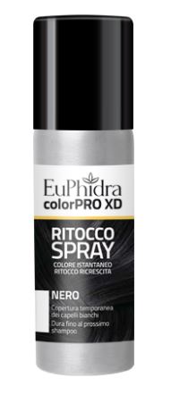 EUPHIDRA COLORPRO XD TINTURA RITOCCO SPRAY CAPELLI NERO 75 ML - doctorpill.it