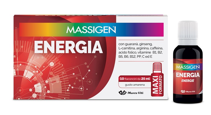 MASSIGEN ENERGIA 10 FLACONI DA 25 ML - doctorpill.it