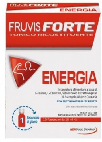 FRUVIS FORTE ENERGIA 10 FLACONCINI DA 10 ML - doctorpill.it