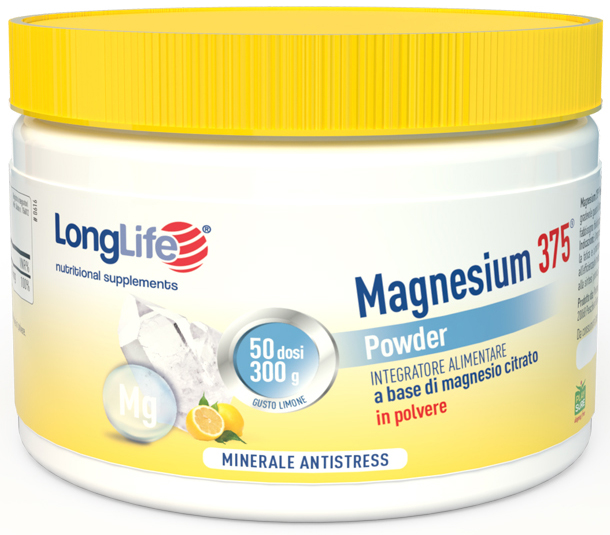 LONGLIFE MAGNESIUM 375 POWDER 300 G - doctorpill.it