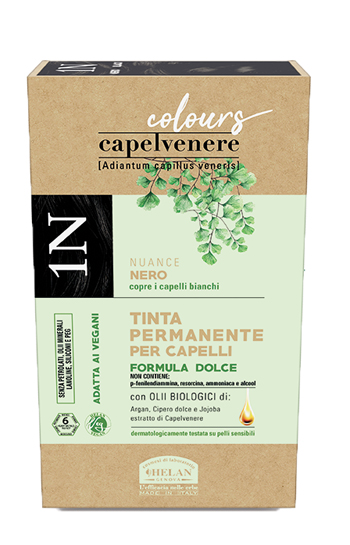 CAPELVENERE COLOURS TINTA CAPELLI 1N NERO - doctorpill.it