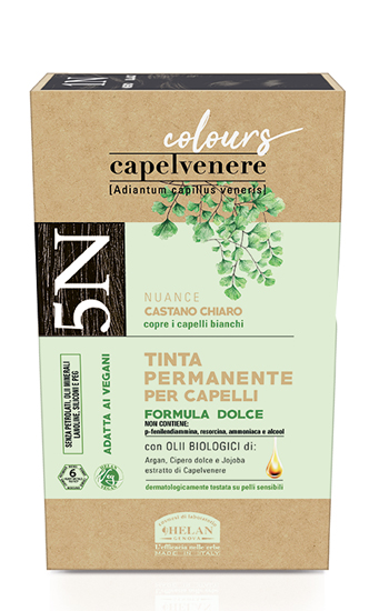 CAPELVENERE COLOURS TINTA CAPELLI 5N CASTANO CHIARO - doctorpill.it