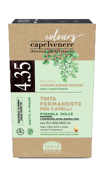 CAPELVENERE COLOURS TINTA CAPELLI 4,35N CASTANO DORATO MOGANO - doctorpill.it