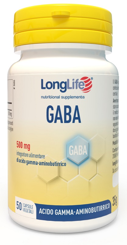 LONGLIFE GABA 500MG 50 CAPSULE - doctorpill.it