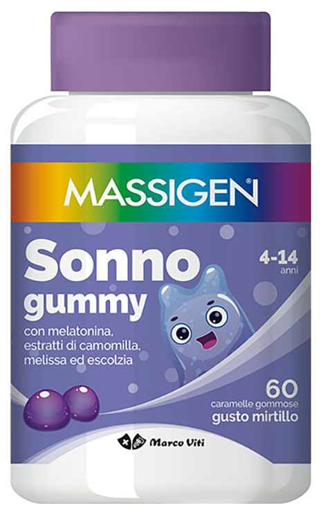 MASSIGEN SONNO GUMMY 60 CARAMELLE - doctorpill.it