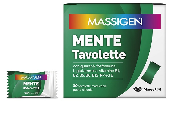 MASSIGEN MENTE 30 TAVOLETTE MASTICABILI - doctorpill.it