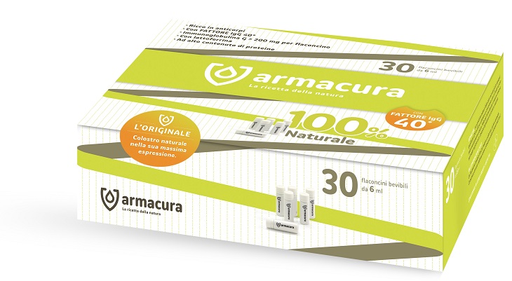 ARMACURA COLOSTRO 100% 30 FLACONCINI BEVIBILI - doctorpill.it