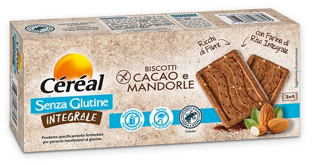 CEREAL SENZA GLUTINE INTEGRALE BISCOTTI CACAO E MANDORLE 150 G - doctorpill.it
