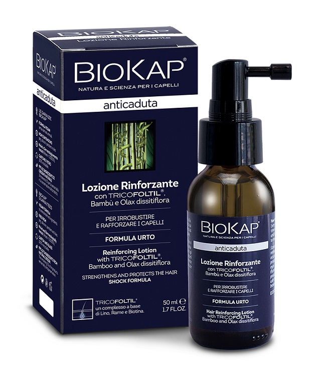 BIOKAP LOZIONE RINFORZANTE ANTICADUTA CON TRICOFOLTIL NUOVA FORMULA 50 ML - doctorpill.it