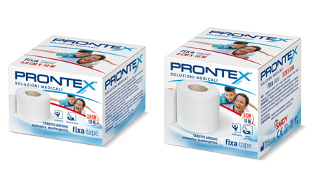 BENDA IN COTONE PRONTEX FIXA TAPE M 10 X 3,8 CM BIANCO - doctorpill.it