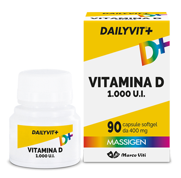 DAILYVIT VITAMINA D 1000 UI 90 CAPSULE SOFTGEL - doctorpill.it