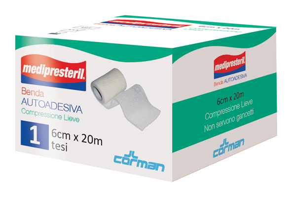 MEDIPRESTERIL BENDA AUTOADESIVA 6X2000 CM 1 PEZZO - doctorpill.it
