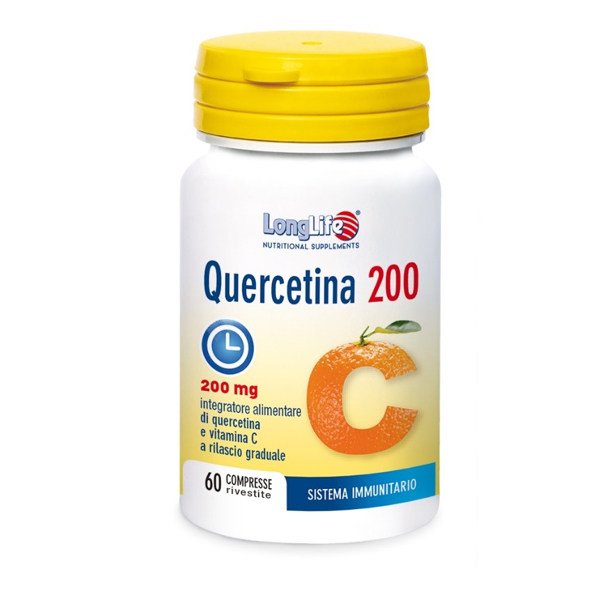 LONGLIFE QUERCETINA 200 60 COMPRESSE RIVESTITE - doctorpill.it